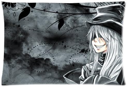 XuLuo Undertaker Black Butler Pillowcase 20x30 Two Sides Zippered Rectangle Pillowcases Throw Pillow Covers