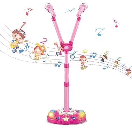 kids microphone and stand