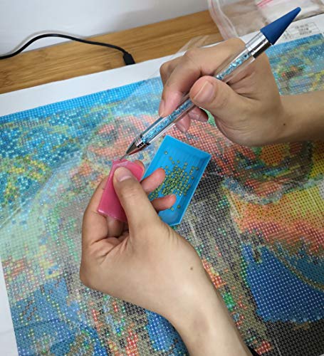 2Pack Diamond Painting Tools Drill Pen for 5D DIY Painting with Diamonds Accessories Kits for Adults Cross Stitch Kits