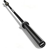 WANSENYA 7FT Olympic Barbell 45lb,28MM 2 Inch Olympic Bar for No. 45 Steel,Olympic Weight Bars for Lifting,CrossFit,Bench Press,Deadlift,Squats,Strength Training bars