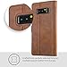 Snakehive Leather Wallet for Samsung Galaxy Note 8, Luxury Genuine Leather Wallet with Viewing Stand and Card Slots, Flip Cover Gift Handmade in Europe for Samsung Galaxy Note 8 - Brown