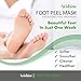 Arishine Foot Peel Mask, Exfoliating Foot Mask, Peels Away Calluses and Dead Skin
