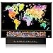 Scratch Off Map Of The World With States - Easy Off Gold Foil Reveals Stunning Watercolor And Tracks Your Travels - All US States Outlined - 17 X 24 Poster In Gorgeous Gift Box