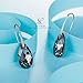 LadyColour Black Swarovski Crystals Earrings, Mothers Day Gifts for Mom, Gifts for Wife, Gifts for Grandma, Gifts for Sistr, Fashion Jewelry for Women, Dangle Pierced Earrings, Mothers Day Earrings