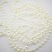 BoJia Garland Pearls 10mm Large Round Faux Crystal Beads by The Roll for Flowers DIY Wedding Party Decoration,65Feet,Ivory