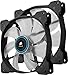 Corsair CO-9050036-WW Air Series SP 140 LED Blue High Static Pressure Fan Cooling - twin pack