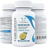 Garciniplex Garcinia Cambogia Extract Pure 1600mg :: (120 Capsules) :: Professional Grade, Super-Strength Formula with 100% Pure HCA (Max Dose) :: 100% Money-Back Guarantee