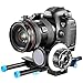 Neewer® Follow Focus CN-90F with Gear Ring Belt for DSLR Cameras of 65mm-103mm Lens Diameter Such as Nikon,Canon,Sony DV/Camcorder/Film/Video Cameras,Fits 15mm Rod Mounts,Shoulder Supports