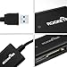 USB 3.0 SD Card Reader, Rocketek 4 Slots Memory Card Reader with a 13CM Flexible USB Cord for SDXC/SDHC/UHS-I SD Cards, Micro SD Cards, MMC memory cards - Simultaneously Read 2 Different Memory Cards