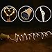 6 Pack Warm White Solar Powered Wine Bottle Lights with Cork, 10 LED Bottle Cork String Lights Fairy Mini Copper Wire, Solar Lights for DIY Christmas Halloween Wedding Party Indoor Outdoor Decoration
