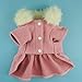Fitwarm Noble Pink Woolen Pet Clothes for Dog Jackets Coat Dress, Large