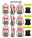 Women Slimming Body Shaper Weight Loss Sweat Belt Neoprene Sauna Waist Trainer Corset Trimmer Sport Workout Fitness (Black(Gym Tummy wrap), M (US 4))