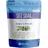 Sitz Bath Soak 2-Lbs Sitz Salt Epsom Salt Hemorrhoid Soothing with Pure Essential Oils in BPA Free Pouch with Press-Lock Seal Made in USA