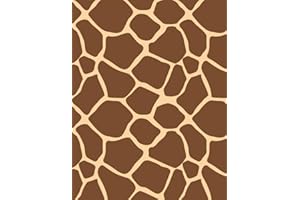 Giraffe Graph Paper Notebook: 8.5 X 11 Quad Ruled Journal For Taking Notes, Drawing Graphs, And Diagrams, Brown Giraffe Skin 