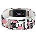 Fitbit Charge 2 Bands Classic New Fashion Sports Smart Watch Replacement Accessory Wristband (Flower-01)
