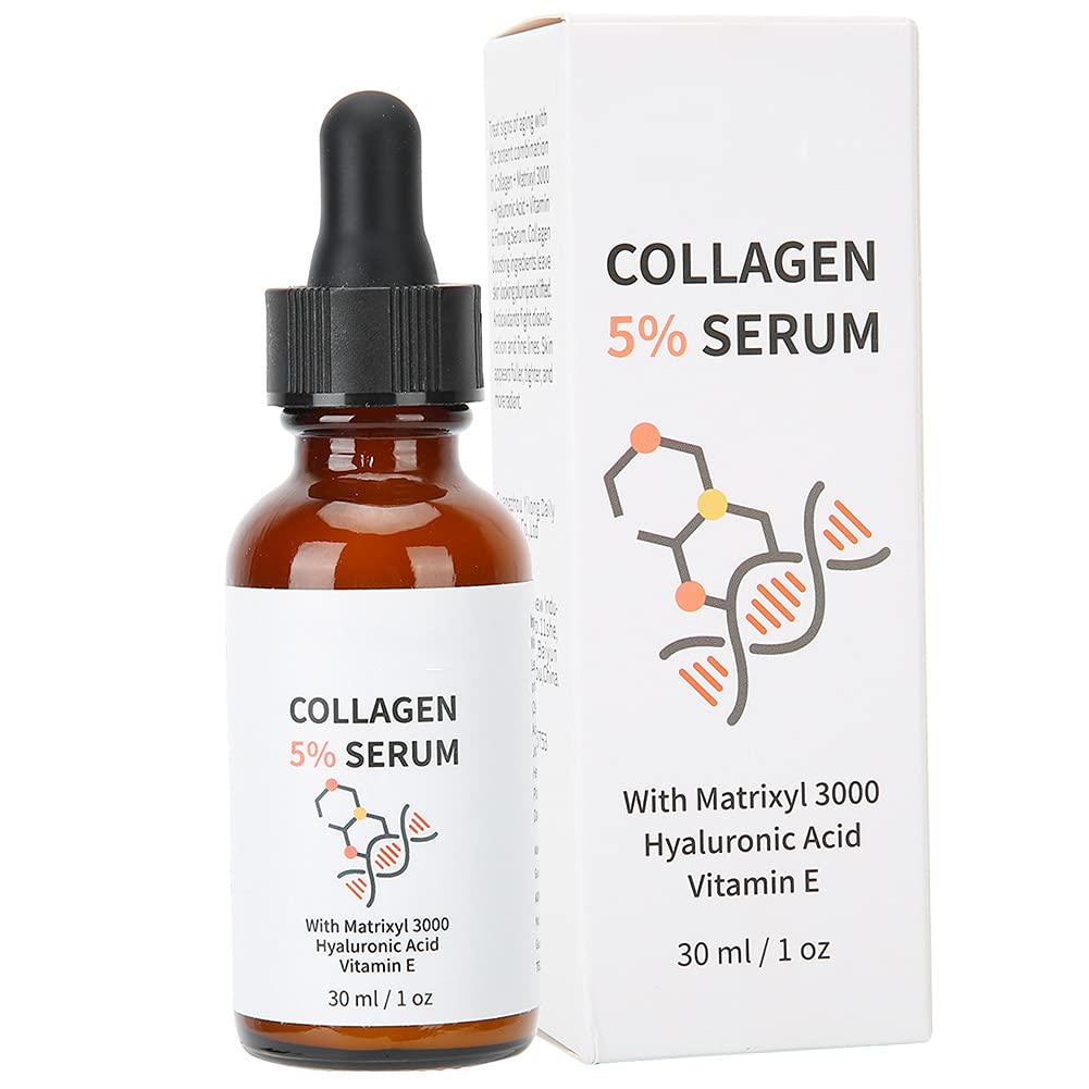 Collagen Serum Collagen 30ml, skin face moisturizing for face and body with pure collagen anti aging more elasticity moisturizing firming, for all skin types