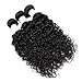 Perstar 8A Grade Brazilian Water Wave Virgin Hair 3 Bundles Remy Human Hair Weaves Natural Black Factory Price (16 18 20, Natural color) ...