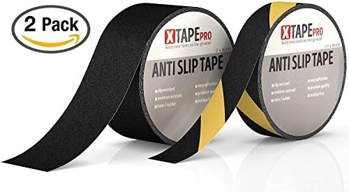 Anti Slip Tape - 2 Inch x 16.4 Feet plus One Extra Roll 1.1 Inch x 16.4 Feet High Grip Non Slip Friction Stair Tread Tape by XTAPEPRO