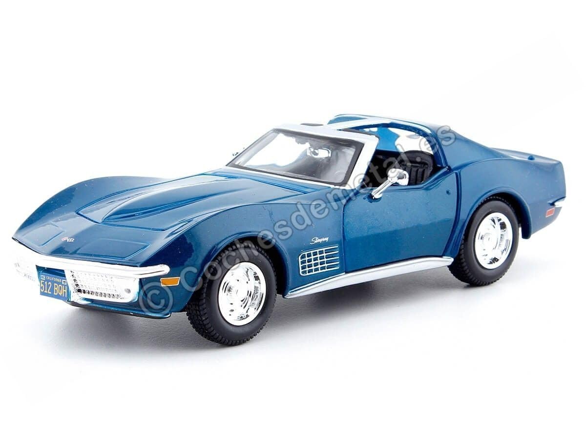 Maisto 2042969 1:24 Scale Chevrolet Corvette 70 Model Car (Bronze)