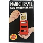 MilesMagic Magician's Card Vanishing Frame Gimmick for Close Up Disappearing Card Mentalism Real Pocket Size Illusion Stage or Street Visual Magic Trick