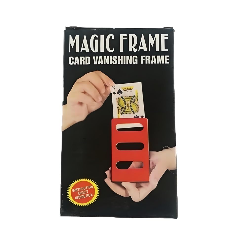 MilesMagic Magician's Card Vanishing Frame Gimmick for Disappearing Card Real Illusion Magic Trick