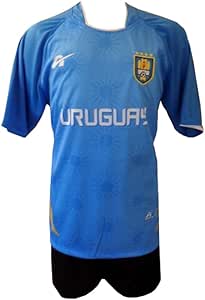 Amazon.com : URUGUAY SOCCER TEAM UNIFORM JERSEY/SHORT SIZE LARGE .NEW. : Sports Fan Jerseys 
