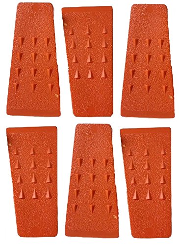 5.5 Inch Barbed Felling Wedge Chain Saw Logging Supplies Set Of 6