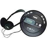 Naxa NPC330 Slim Portable MP3/CD Player Black with FM Radio