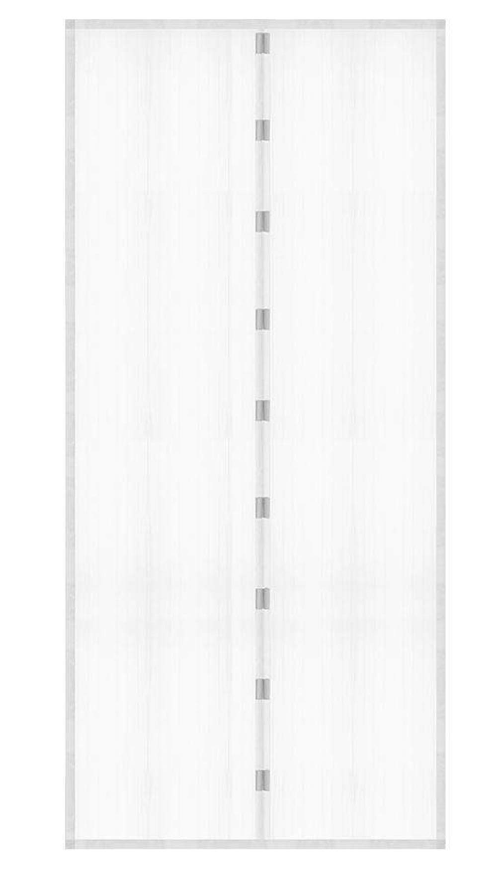 DIVCHI Magnetic Fly Screen Door Curtain – Automatic Closing Door Fly Screen Mesh Net for Insects, Mosquitoes & Bugs – Magnetic Door Curtain for Homes, Pets & Fresh Air (100x210cm) White