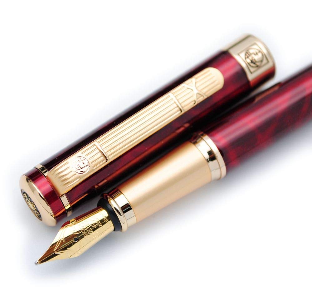 czxwyst Picasso 902 Gentleman Collection Fountain Pen Original Packaging (Carnelian, M Nib)