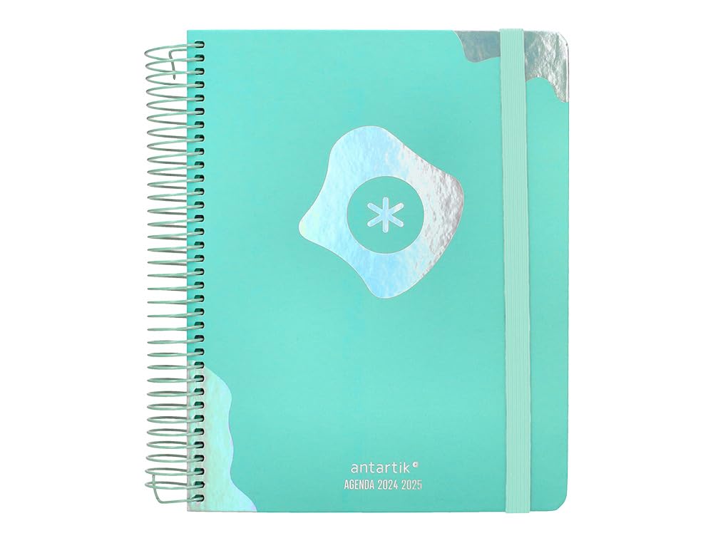 Anartik Academic Diary Year 24-25 Year Course Maximum Collection Green Day Page DIN A5