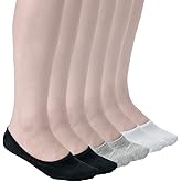 Losa Kute 6 Pairs Women’s Casual No Show Socks Anti-Slip Socks …