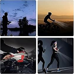 2 Pair LED Flashlight Gloves Christmas Stocking