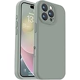 Vooii Compatible with iPhone 16 Pro Max Case, Liquid Silicone Upgrade [Camera Protection] [Soft Anti-Scratch Microfiber Lining] Shockproof Phone Case for iPhone 16 Pro Max 6.9 inch - Calke Green