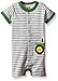 John Deere Baby Boys' Tractor Applique Romper