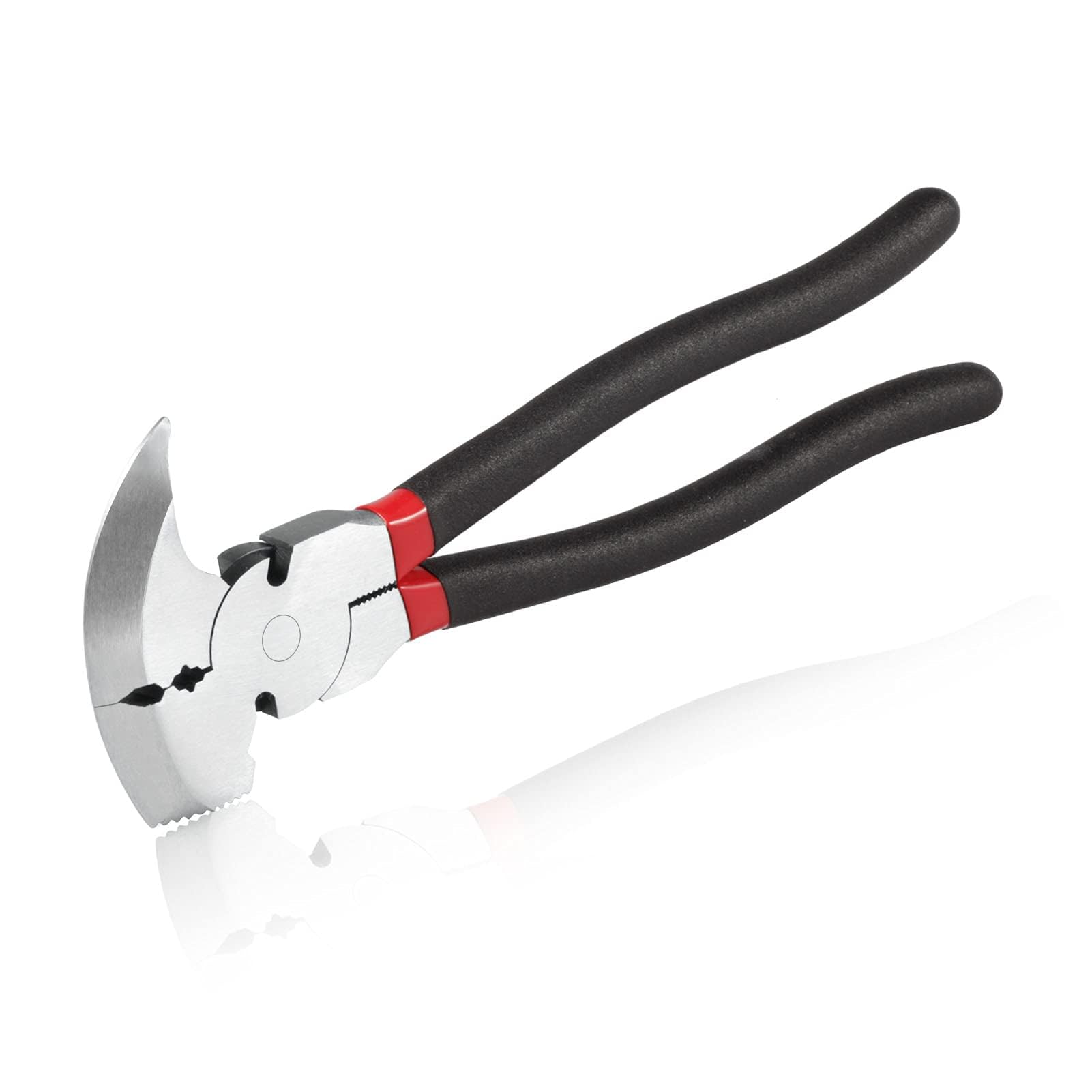 SPEEDWOX 10.5 Inch Fencing Pliers Staple Puller Fence Solid Joint Pliers Fence Pliers Fencing Pliers Fence Tool Pliers Heavy Duty Fence Pliers Multi Purpose Fence Tool Fencing Pliers with Hammer Head