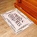 AMIDA Merry Christmas Gift Doormats with Words and Reindeers Entryway Rugs 2'x3' for Home Decoration Indoor Outdoor Beige Anti Slip Backing Machine Washable