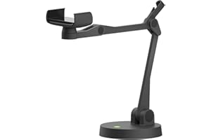 IPEVO Uplift Multi-Angle Arm for Smartphones, Multi-Jointed Phone Holder for Visual Communication and Presentations, Small Footprint Smartphone Stand for Remote Work and Distance Learning.