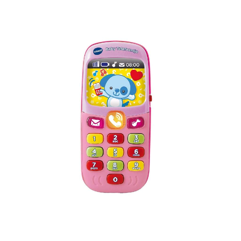 Vtech 80-138152 Baby Telephone Calls Pink (In Dutch), Unisex Child