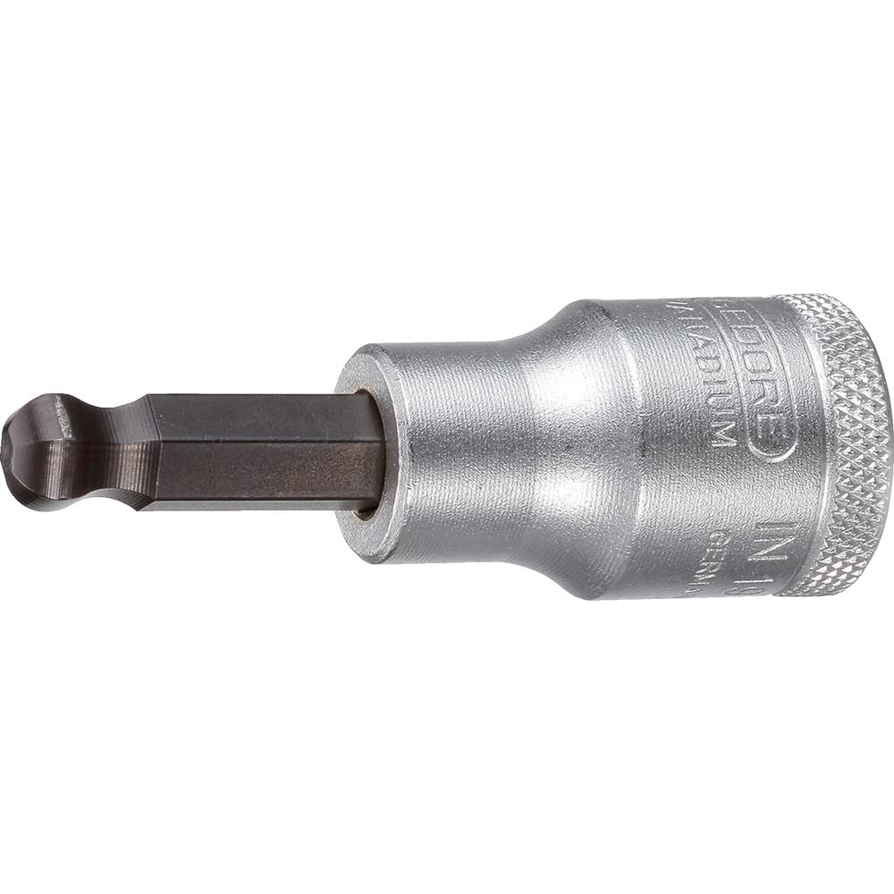 Gedore IN19K7 1/2 7 x 60 mm 6 Hex Screws Screwdriver Bit Socket - Silver