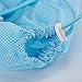 Carykon Adjustable Multifunctional Polyester Cat Washing Shower Mesh Bags Pet Nail Trimming Bags (Blue)