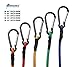 ROCKET STRAPS | 15PC Bungee Cords with Hooks - Aluminum Carabiners | Bungee Cord Set Includes | Bungee Cords & Carrying Bag - A 50/50 Latex Rubber Blend for Extreme Strength