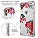 iPhone X Case,iPhone 10 Case,Cutebe Slim Shockproof Hard PC+TPU Bumper Case Scratch-Resistant Cover for Apple iPhone X 2017 Release Rose Design