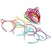 Cornucopia Brands Cat Ear Headbands (24 Pcs 6 Colors) Hair Accessory Party Favor Dress up Costume