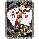 Northwest Company DC Bombshells: Harley Quinn Woven Tapestry Blanket