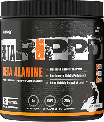 RIPPD BETARIPPD Beta Alanine 250g Powder Preworkout – Muscle Strength – Endurance Booster