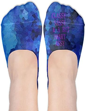 Classy Sassy And A Bit Smart Assy 3D Print Casual Low Cut Thin Loafers Non Slip Boat Shoes Liners