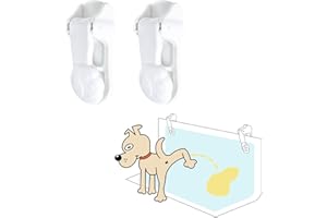 KINGWEE Dog Pee Pad Holder with Walls (2 Pack) for Small & Large Size Wee Wee Pad, Indoor Potty Training Pad Holder for Leg-Lifting Puppies (White)