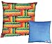 iscream Summertime Sweets Airheads Xtremes Square Fleece-Backed Microbead Pillow