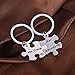 YEEQIN 2PCs His Crazy Her Weirdo Couples Keychains Set, Personalized Couples Jewelry, Gift for Boyfriend Girlfriend Lovers